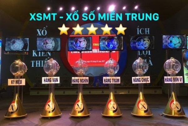 Xổ số miền Trung trực tiếp tại trường quay