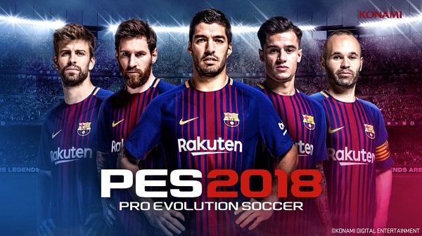 PES 2018 là game đá bóng offline cho pc uy tín