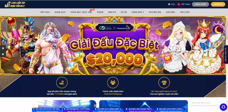 J7Bet mang đến nhiều trải nghiệm cá cược thú vị cho người chơi