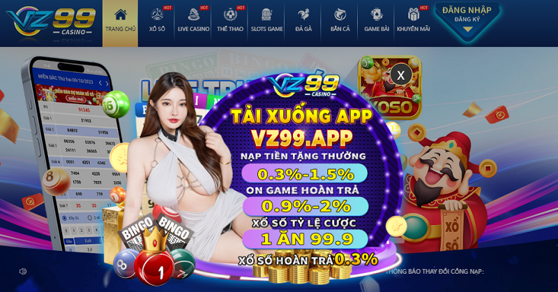 Ưu điểm của việc tải app VZ99 về điện thoại