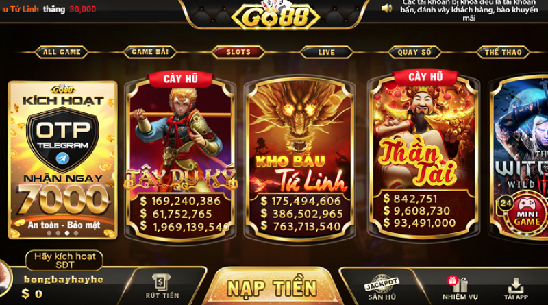 Go88 vip – Sân chơi cá cược nổ hũ hàng đầu của năm