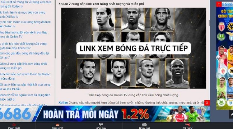 Kênh Xoilac TV – Xem bóng đá miễn phí có bản quyền