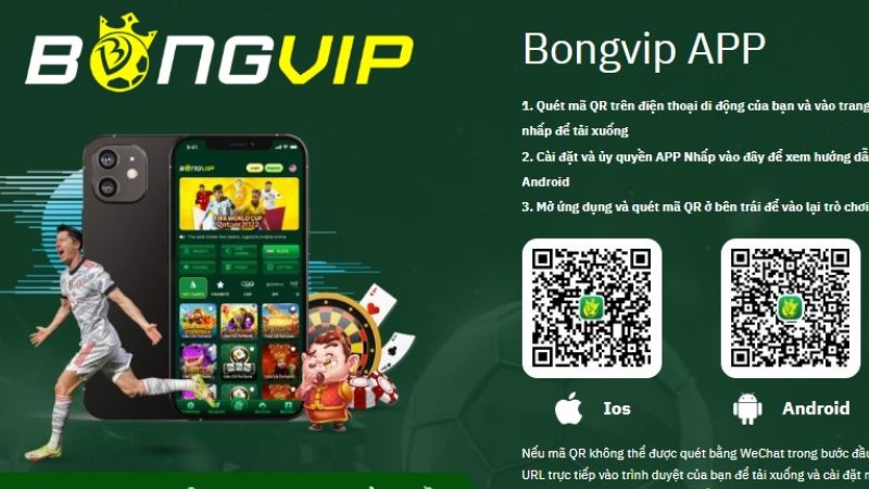 Cách tải app BongVIP dễ dàng về điện thoại thông minh