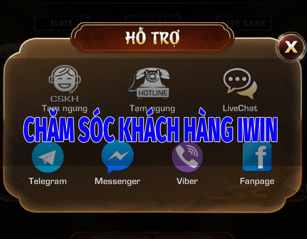 Dịch vụ chăm sóc khách hàng tại nhà cái iWin