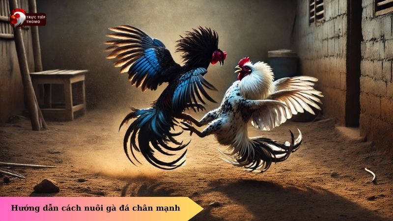 Hướng dẫn cách nuôi gà đá chân mạnh