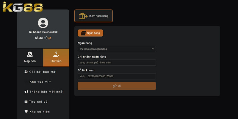 Rút tiền qua ngân hàng là phương thức được phần đa các cược thủ lựa chọn