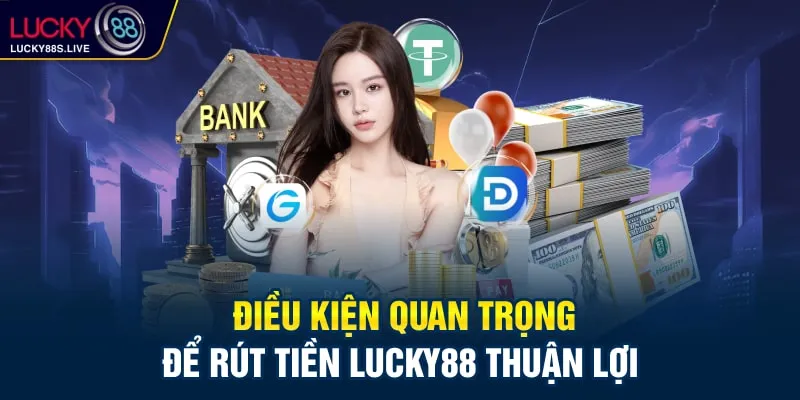 Điều kiện quan trọng để rút tiền Lucky88 thuận lợi