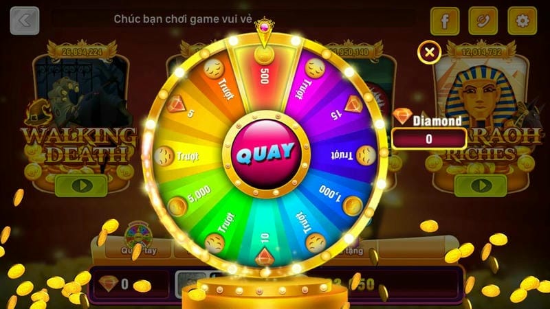 Hình ảnh vòng quay game nổ hũ đổi thưởng với hiệu ứng ngẫu nhiên hấp dẫn.
